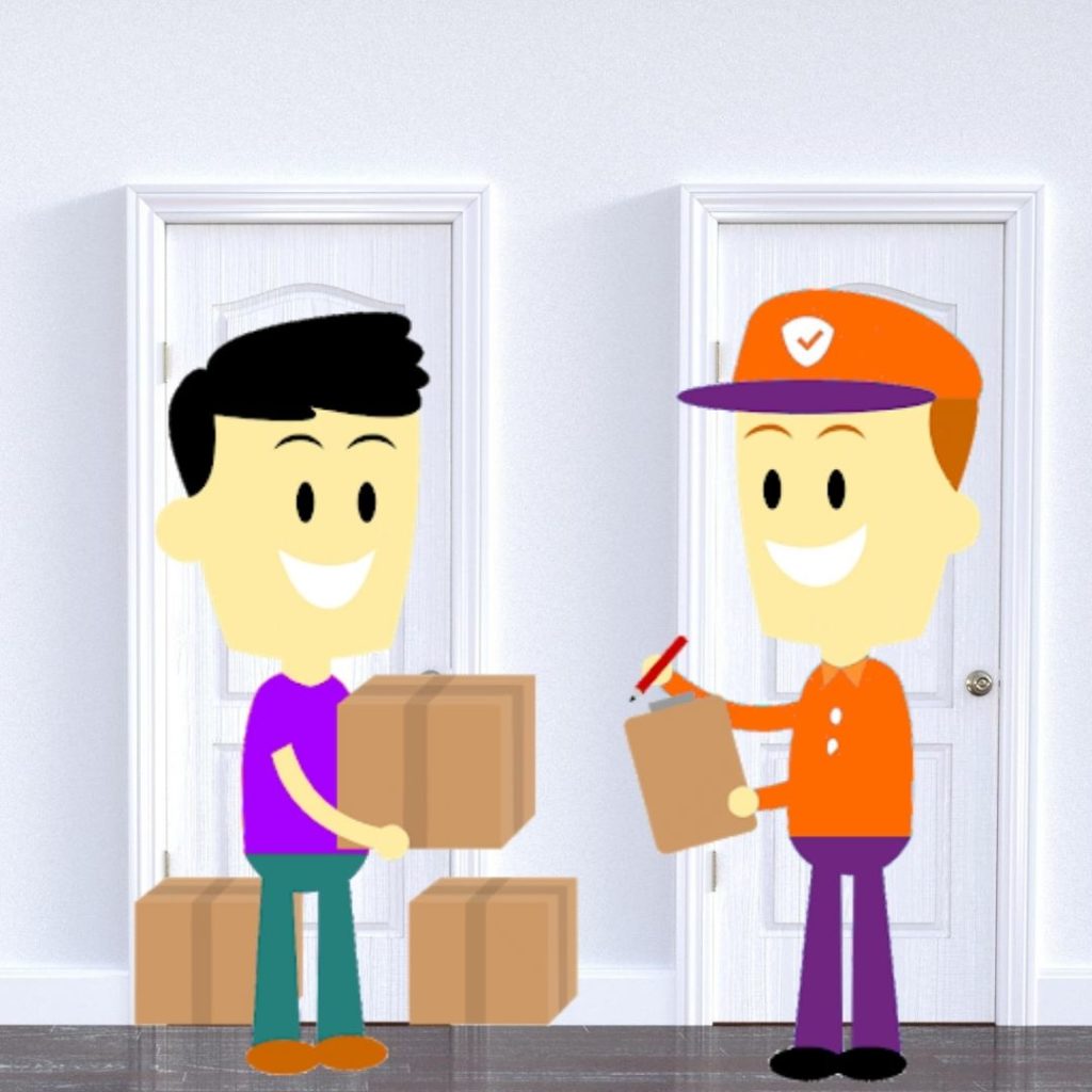 Caballito mensajeria en moto